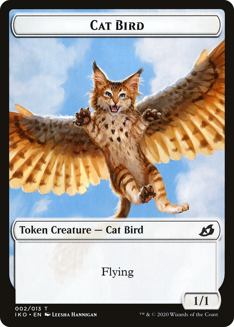 Image of Cat Bird // Spirit Double-Sided Token [Starter Commander Decks]