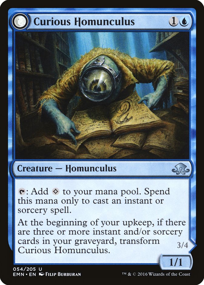Image of Curious Homunculus // Voracious Reader [Eldritch Moon]