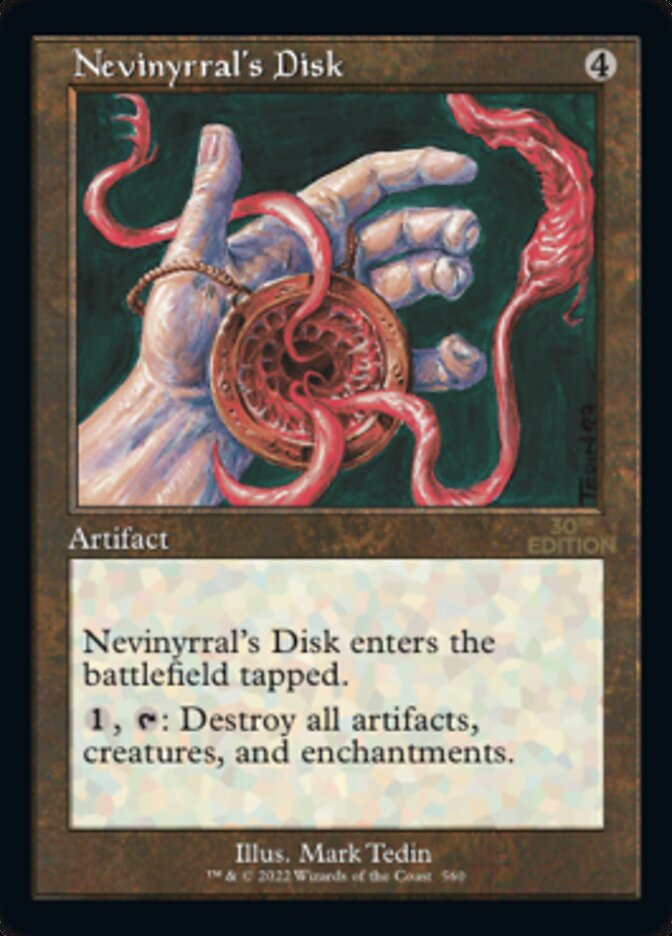 Image of Nevinyrral's Disk (Retro) [30th Anniversary Edition]