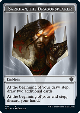 Image of Sarkhan, the Dragonspeaker // Sarkhan, the Dragonspeaker Double-Sided Token [Starter Commander Decks]
