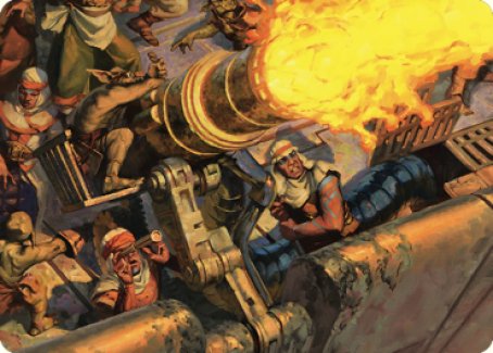 Image of Mana Cannons Art Card [Dominaria United Art Series]