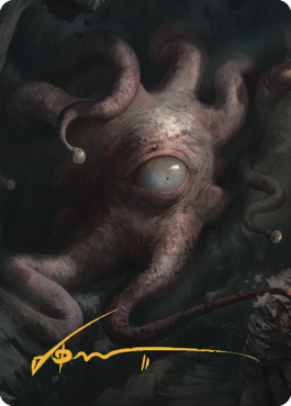 Image of Consuming Aberration Art Card (Gold-Stamped Signature) [Commander Legends: Battle for Baldur's Gate Art Series]