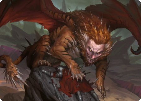 Image of Manticore Art Card [Dungeons & Dragons: Adventures in the Forgotten Realms Art Series]