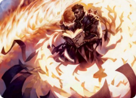 Image of Revel in Silence Art Card [Strixhaven: School of Mages Art Series]