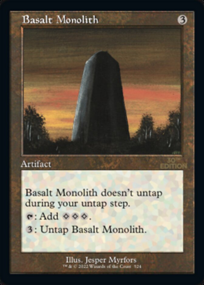 Image of Basalt Monolith (Retro) [30th Anniversary Edition]