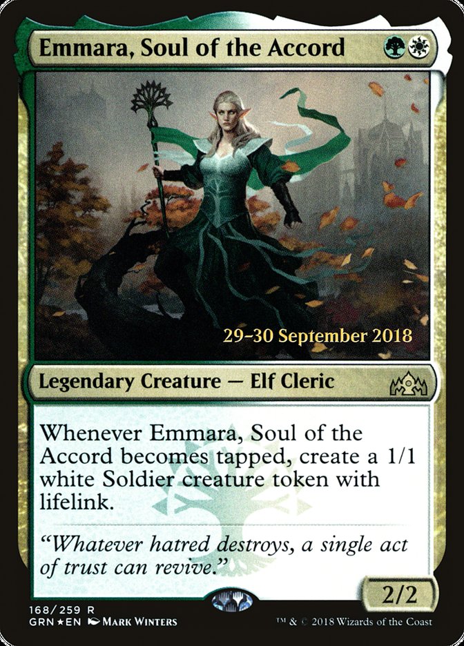 Emmara, Soul of the Accord [Guilds of Ravnica Prerelease Promos]