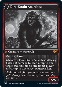 Image of Volatile Arsonist // Dire-Strain Anarchist [Innistrad: Double Feature]