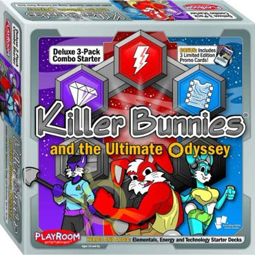 Killer Bunnies: and the Ultimate Odyssey - Deluxe 3-Pack Combo Starter