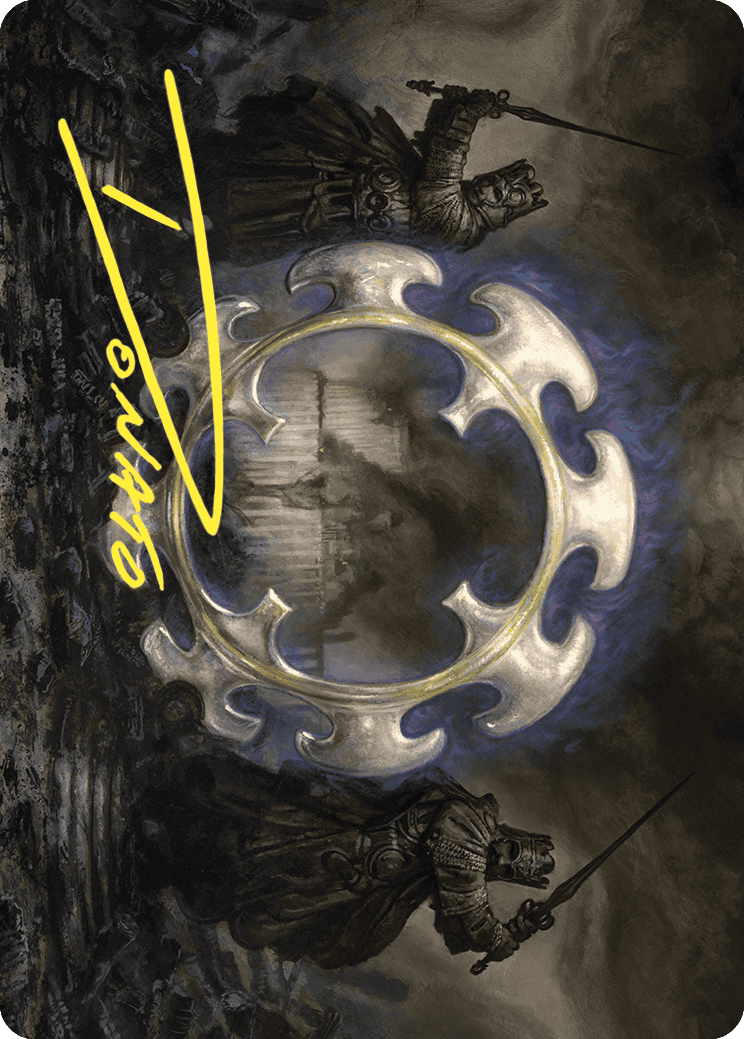 Image of Court of Ardenvale Art Card (Gold-Stamped Signature) [Wilds of Eldraine Art Series]