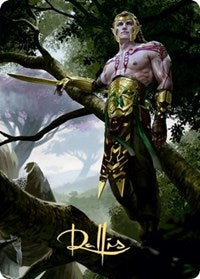 Image of Tyvar Kell Art Card (Gold-Stamped Signature) [Kaldheim Art Series]