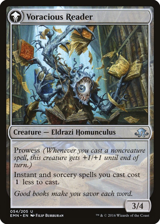 Image of Curious Homunculus // Voracious Reader [Eldritch Moon]
