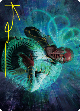 Image of Biomathematician Art Card (Gold-Stamped Signature) [Strixhaven: School of Mages Art Series]