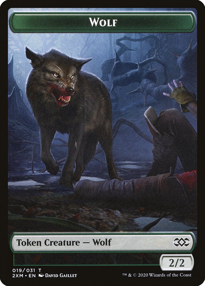 Image of Wolf Token [Double Masters Tokens]