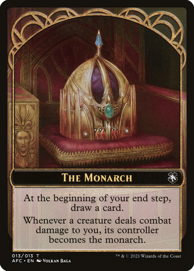 Image of Squid // The Monarch Double-Sided Token [Streets of New Capenna Commander Tokens]
