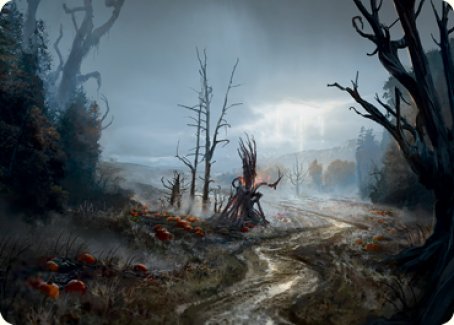 Image of Overgrown Farmland Art Card [Innistrad: Midnight Hunt Art Series]