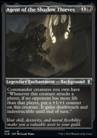 Image of Agent of the Shadow Thieves (Foil Etched) [Commander Legends: Battle for Baldur's Gate]