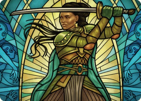 Image of Shanna, Purifying Blade Art Card 2 [Dominaria United Art Series]