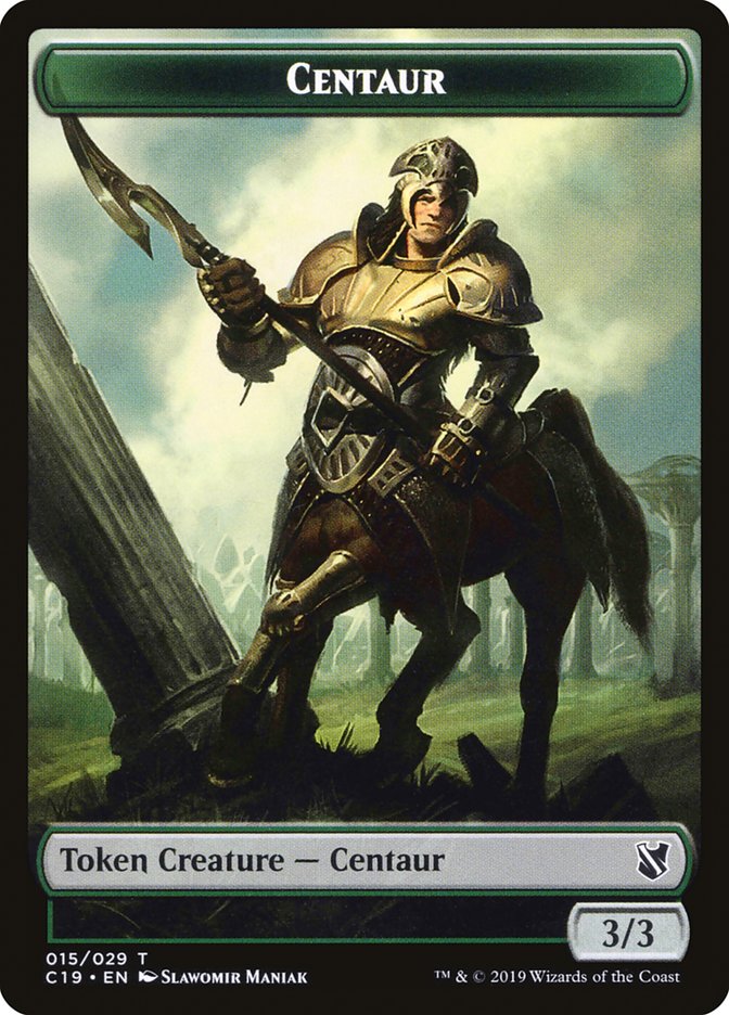 Image of Centaur Token [Commander 2019 Tokens]
