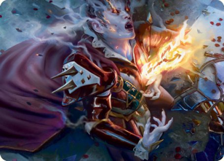 Image of Flame-Blessed Bolt Art Card [Innistrad: Crimson Vow Art Series]