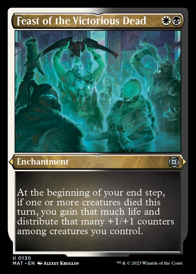 Image of Feast of the Victorious Dead (Foil Etched) [March of the Machine: The Aftermath]
