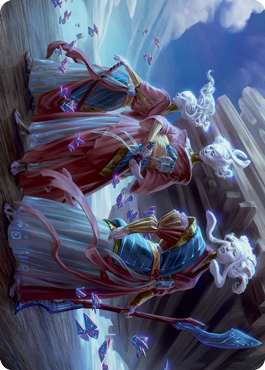 Image of Guardians of Oboro Art Card [Kamigawa: Neon Dynasty Art Series]