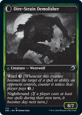 Image of Burly Breaker // Dire-Strain Demolisher [Innistrad: Double Feature]