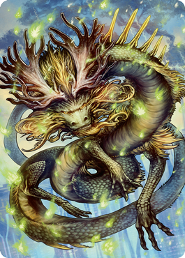 Image of Kura, the Boundless Sky Art Card [Kamigawa: Neon Dynasty Art Series]