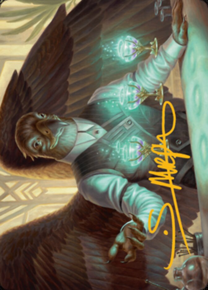 Image of Speakeasy Server Art Card (Gold-Stamped Signature) [Streets of New Capenna Art Series]