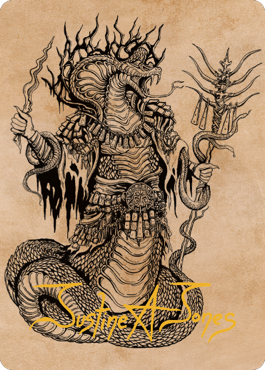 Image of Sivriss, Nightmare Speaker Art Card (51) (Gold-Stamped Signature) [Commander Legends: Battle for Baldur's Gate Art Series]