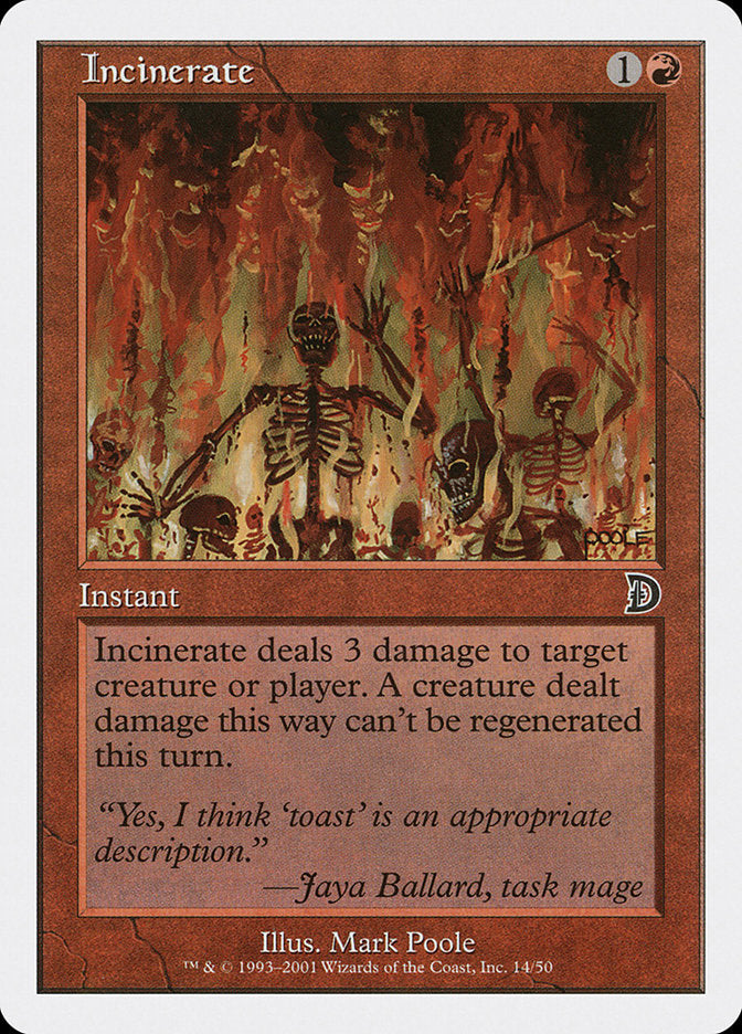 Image of Incinerate [Deckmasters]