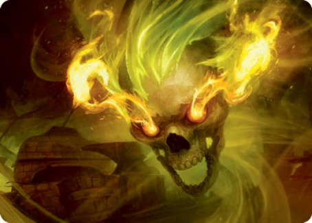 Image of Flameskull Art Card [Dungeons & Dragons: Adventures in the Forgotten Realms Art Series]