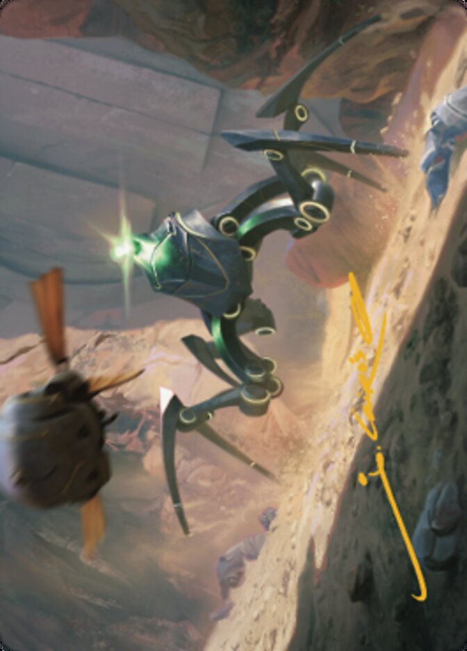 Image of Thran Spider Art Card (Gold-Stamped Signature) [The Brothers' War Art Series]