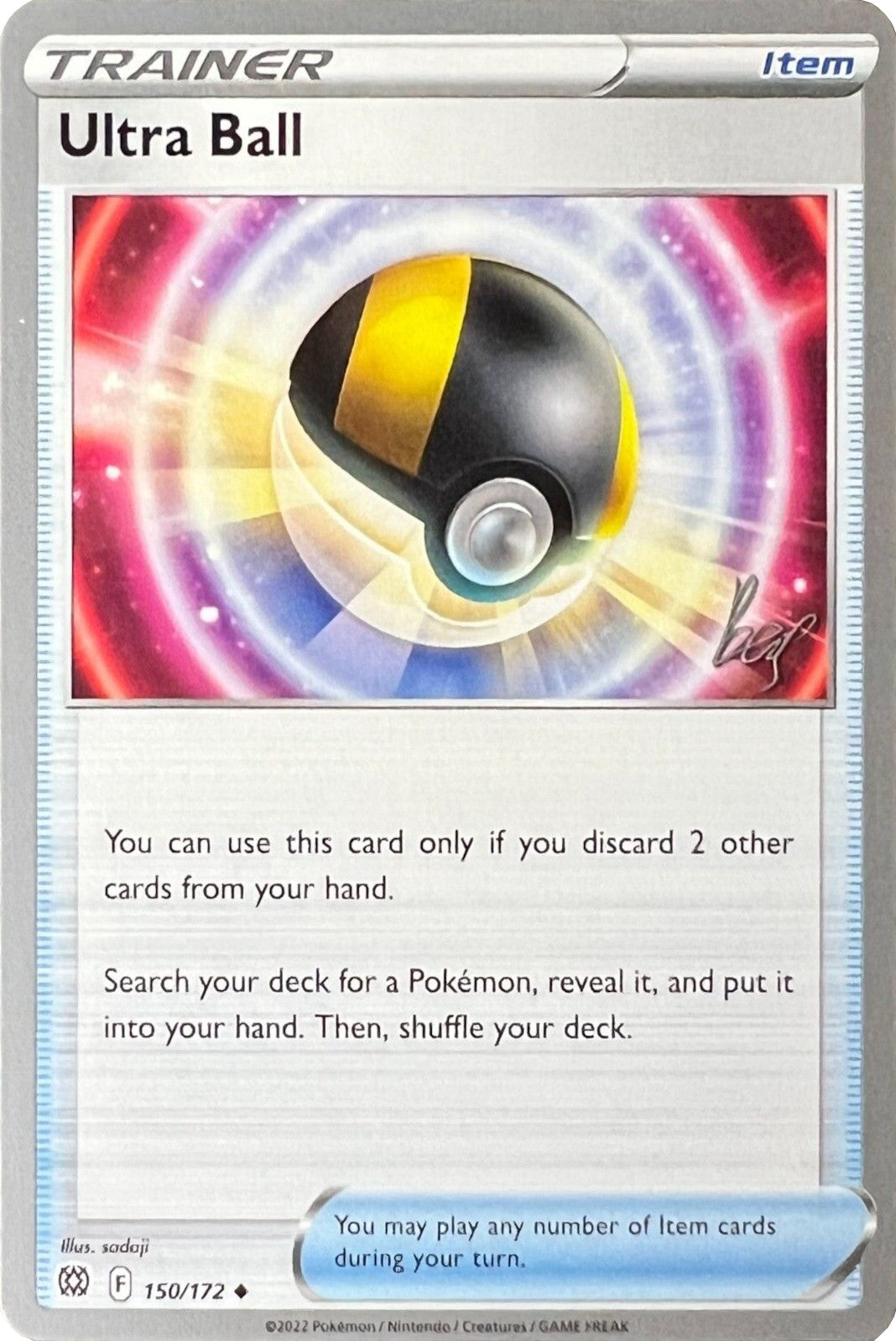 Image of Ultra Ball (150/172) (Cheryl Again - Sebastian Lashmet) [World Championships 2022]