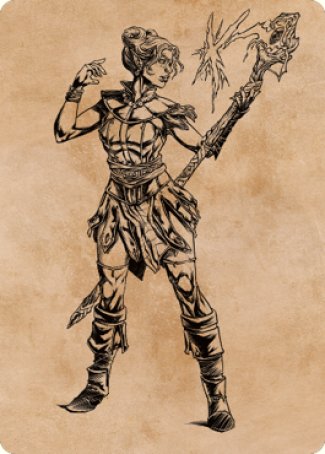 Image of Neera, Wild Mage Art Card [Commander Legends: Battle for Baldur's Gate Art Series]