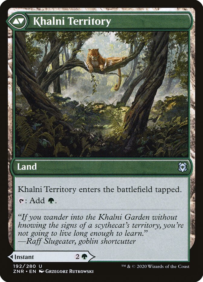 Image of Khalni Ambush // Khalni Territory [Zendikar Rising]