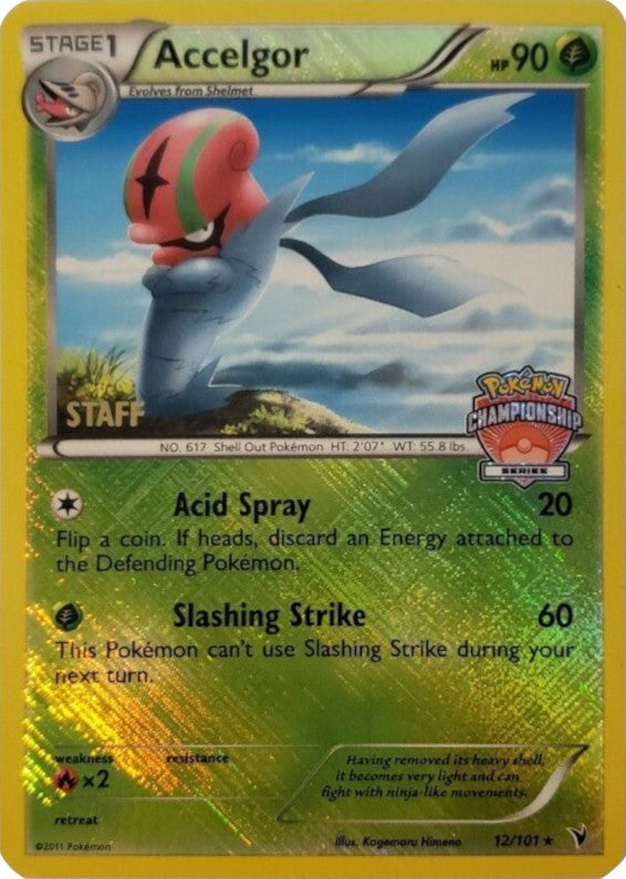 Image of Accelgor (12/101) (Championship Series) (Staff) [Black & White: Noble Victories]
