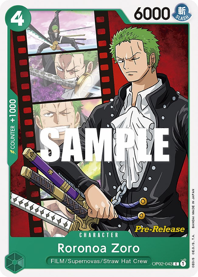 Image of Roronoa Zoro [Paramount War Pre-Release Cards]
