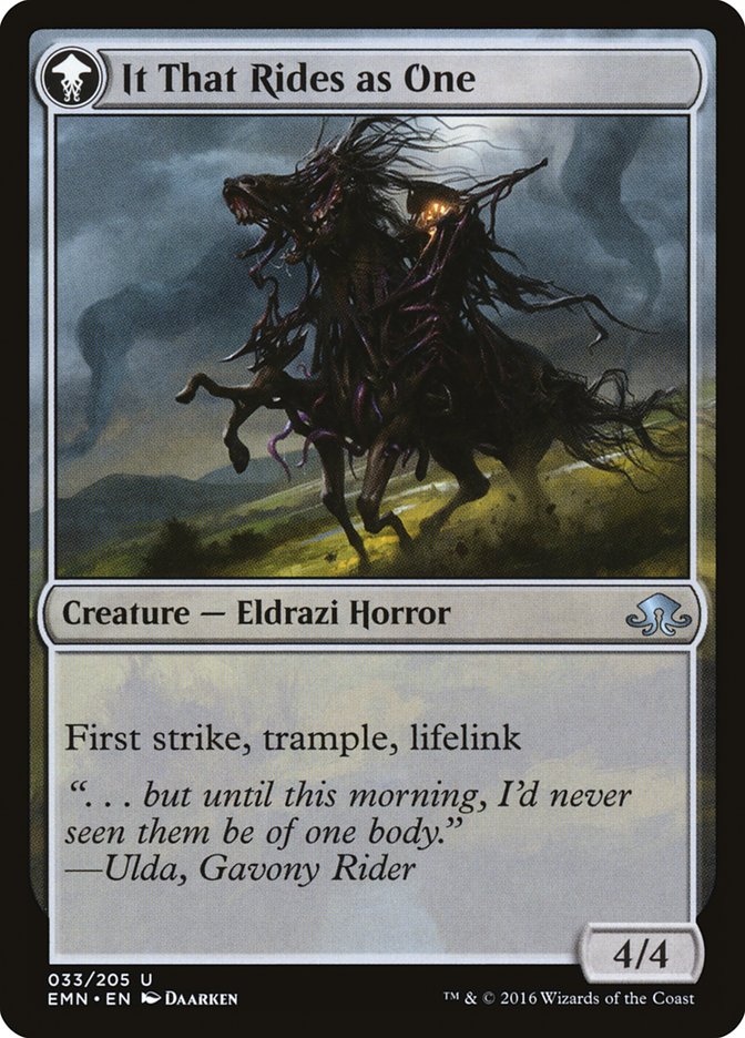 Image of Lone Rider // It That Rides as One [Eldritch Moon]