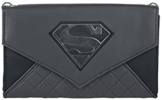 SUPERMAN Logo Envelope Wallet With 48" Chain