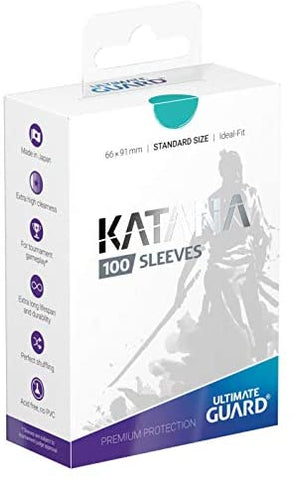 Turquoise Standard Size Card Sleeves - Ultimate Guard KATANA [100 ct]