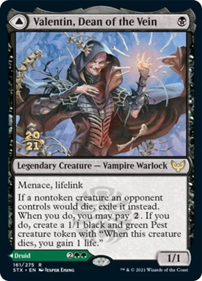 Image of Valentin, Dean of the Vein // Lisette, Dean of the Root [Strixhaven: School of Mages Prerelease Promos]