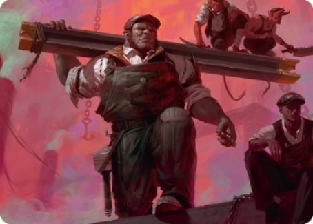 Image of The Beamtown Bullies Art Card [Streets of New Capenna Art Series]