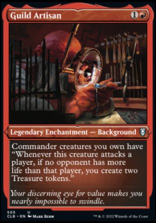 Image of Guild Artisan (Foil Etched) [Commander Legends: Battle for Baldur's Gate]