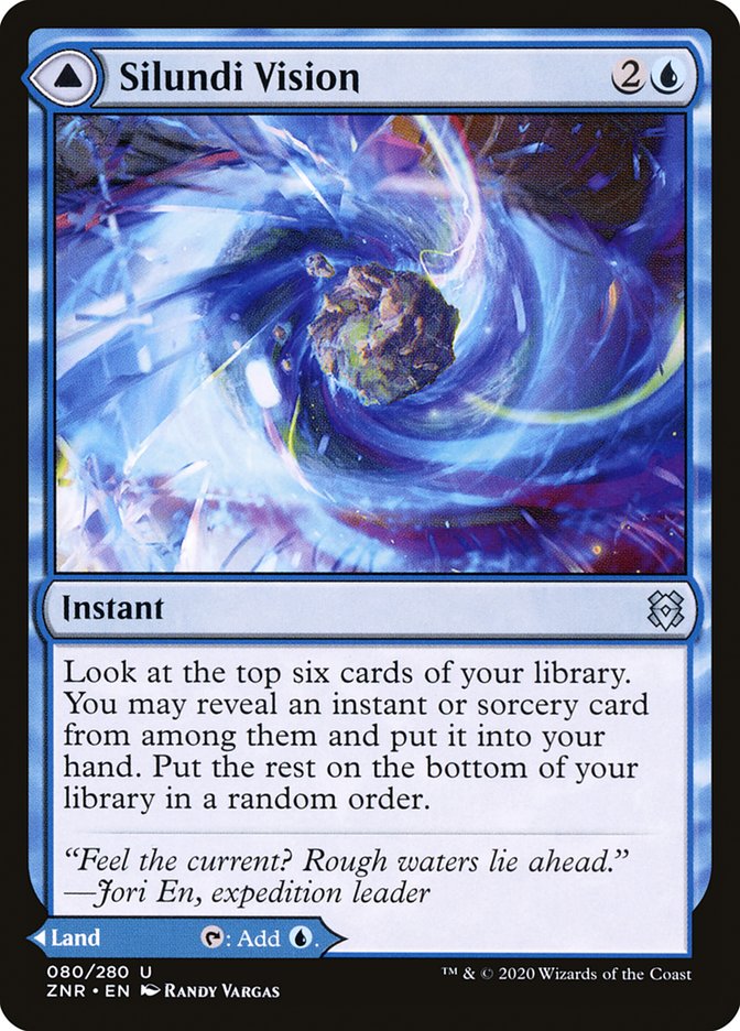 Image of Silundi Vision // Silundi Isle [Zendikar Rising]
