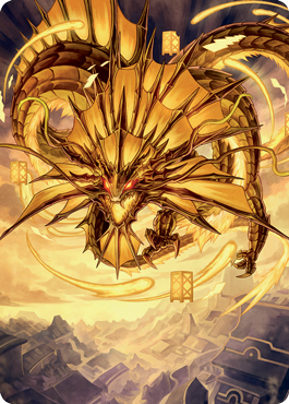 Image of Ao, the Dawn Sky 2 Art Card [Kamigawa: Neon Dynasty Art Series]