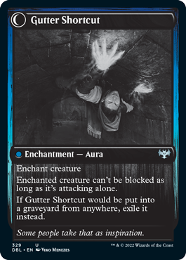 Image of Gutter Skulker // Gutter Shortcut [Innistrad: Double Feature]