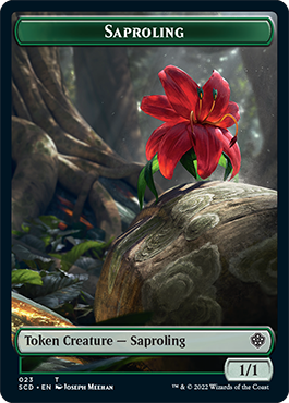 Image of Saproling // Cat Double-Sided Token [Starter Commander Decks]