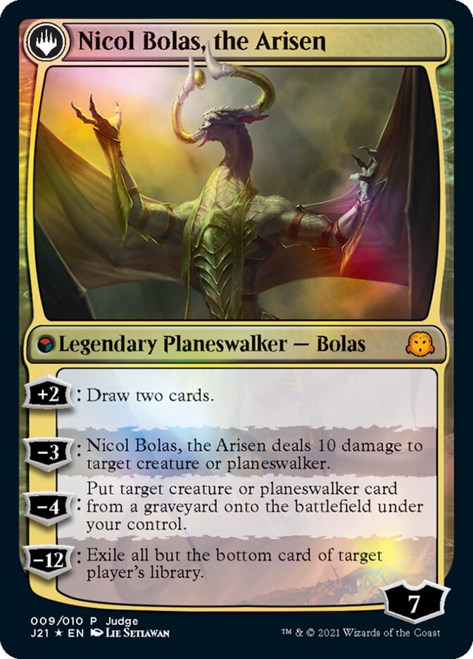 Image of Nicol Bolas, the Ravager // Nicol Bolas, the Arisen [Judge Gift Cards 2021]