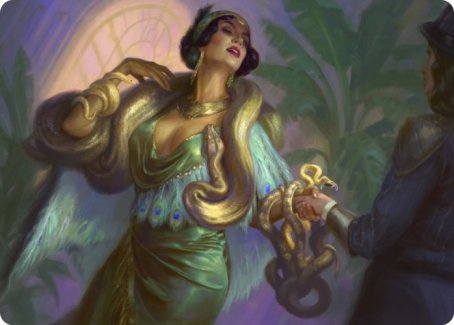 Image of Venom Connoisseur Art Card [Streets of New Capenna Art Series]