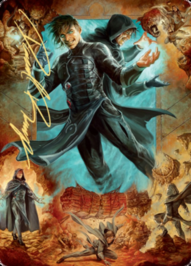 Image of Jace, Mirror Mage 2 Art Card (Gold-Stamped Signature) [Zendikar Rising Art Series]